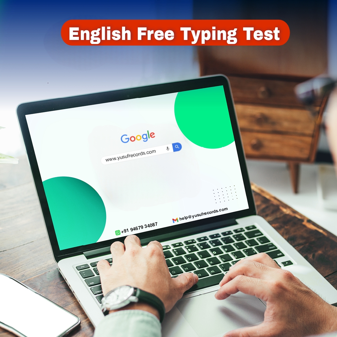 Free English Typing Test on Yusufrecords.com