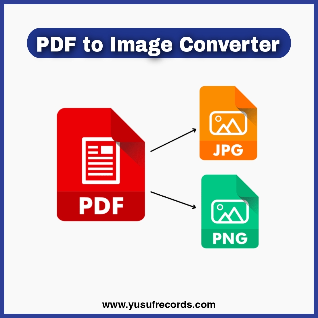 PDF to Image Converter free tool on yusufrecords.com